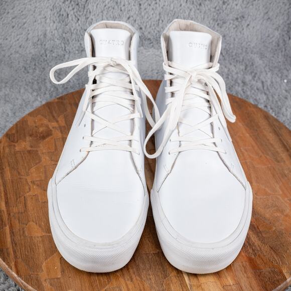 Men's 8 Women's 9.5 CU4TRO High Top White Tennis Shoes - Picture 2 of 7